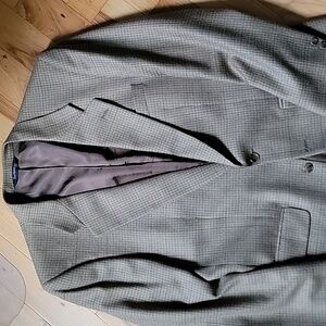 Vintage Burberry tweed blazer 44r